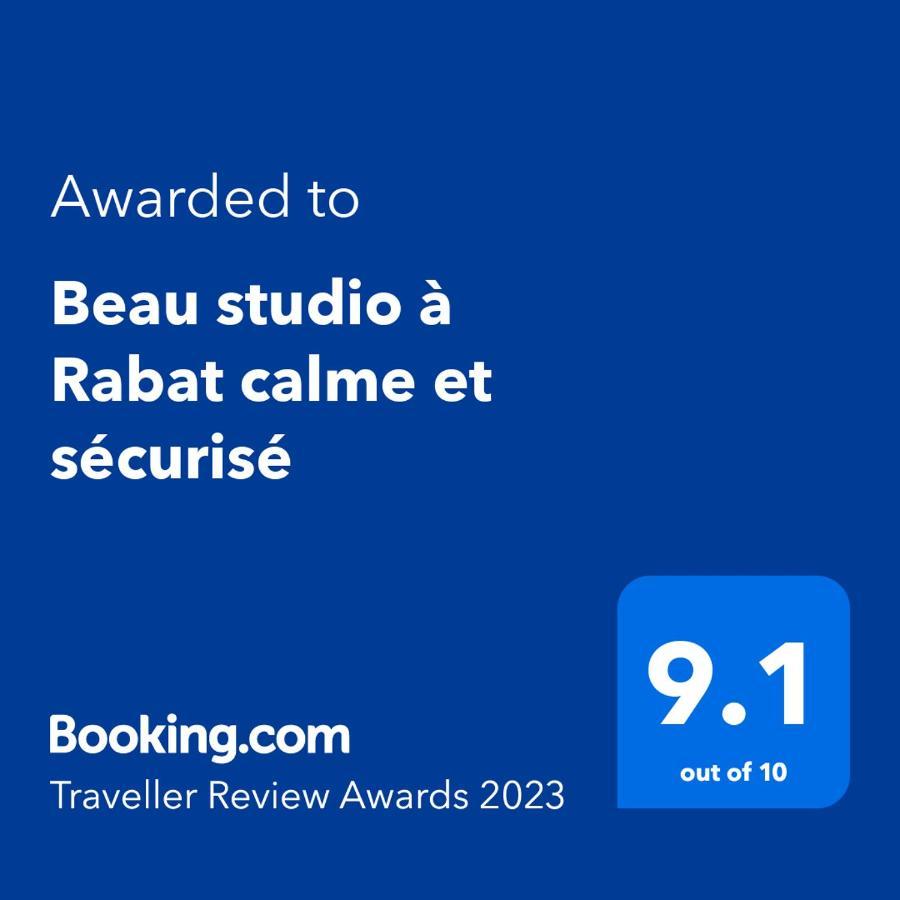 Beau Studio A Rabat Calme Et Securise Lägenhet Exteriör bild
